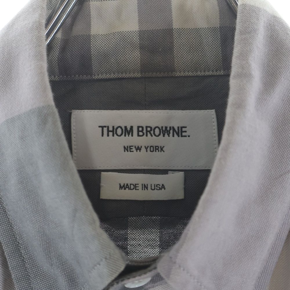 THOM BROWNE (トムブラウン) 16AW OVERSIZED PLAID OXFORD SHIRT