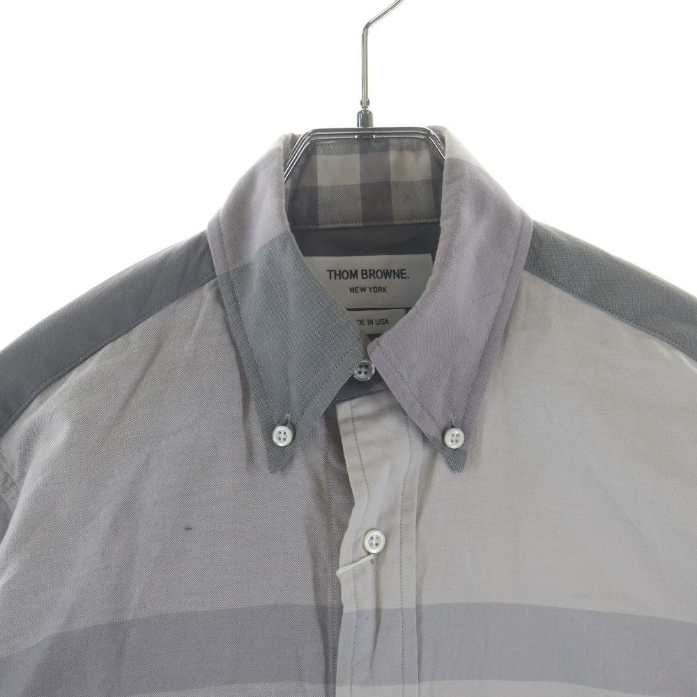 THOM BROWNE (トムブラウン) 16AW OVERSIZED PLAID OXFORD SHIRT