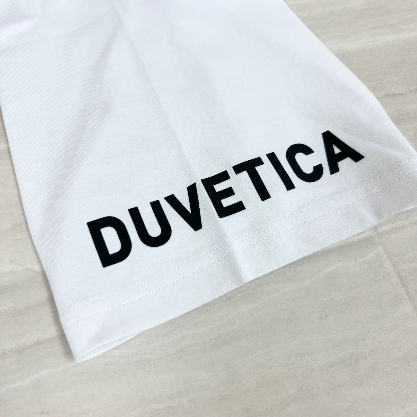 新品・アウトレット品】DUVETICA5 デュベティカ Tシャツ 半袖 ホワイト 
