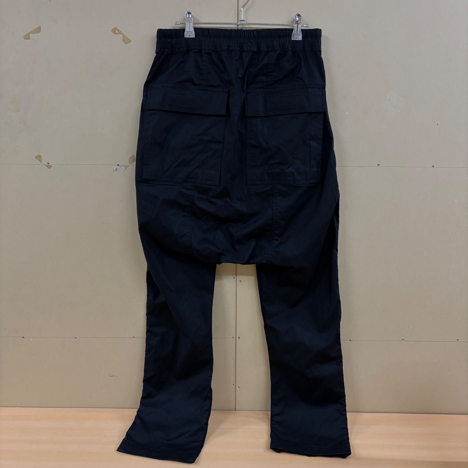 b) Rick Owens DRKSHDW リック オウエンス ダークシャドウ サルエル 