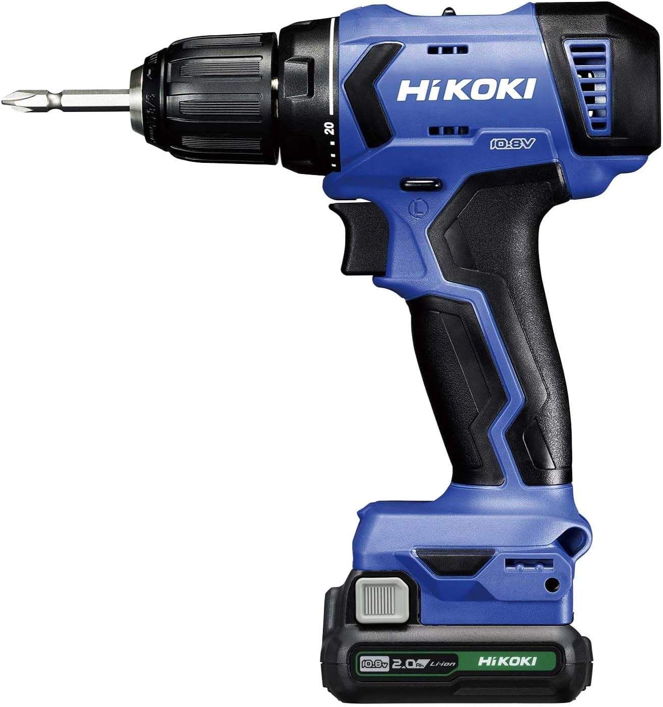 新品 HiKOKI(ハイコーキ) 10.8V 充電式 ドライバドリル FDS12DAL 2.0Ah蓄電池×2個・充電器付 FDS12DAL(2BS) ドライバドリル