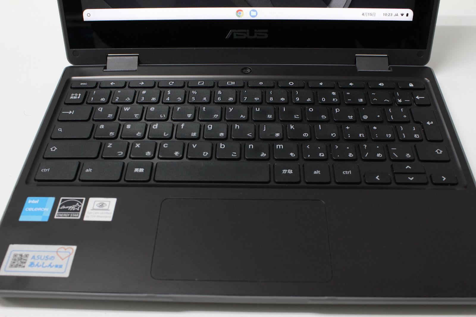 【中古ノートPC】ASUS〈Chromebook CR1〉Intel Celeron N4500/eMMC64GB/メモリ4GB ⑤ 中古ノートPC】ASUS〈Chromebook CR1〉Intel Celeron N4500/eMMC64GB