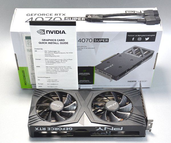極美品 PNY RTX 4070 SUPER 12GB OC グラボ 中古 - メルカリ