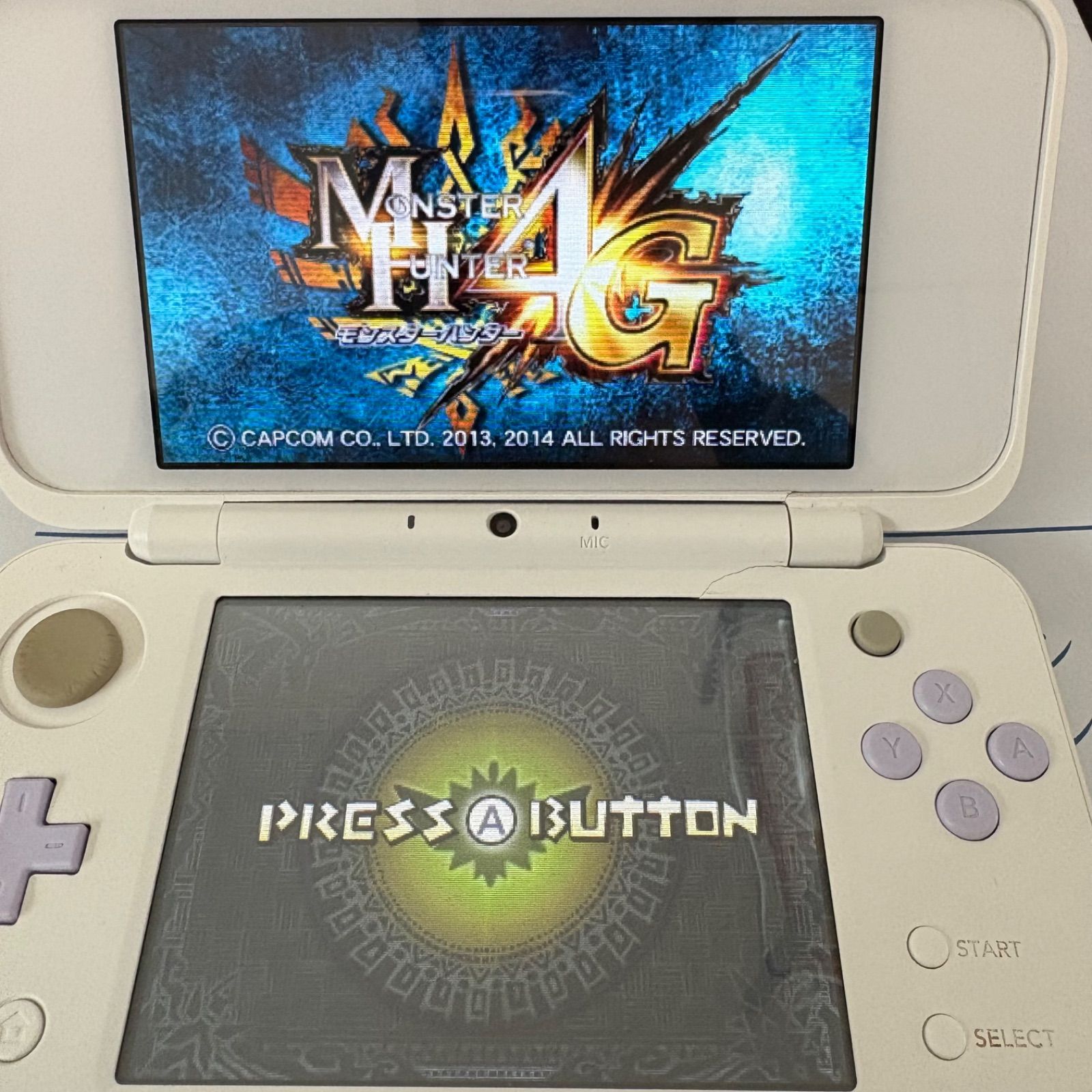 Newニンテンドー2DS LL ホワイト×ラベンダー 本体 任天堂 携帯ゲーム機 