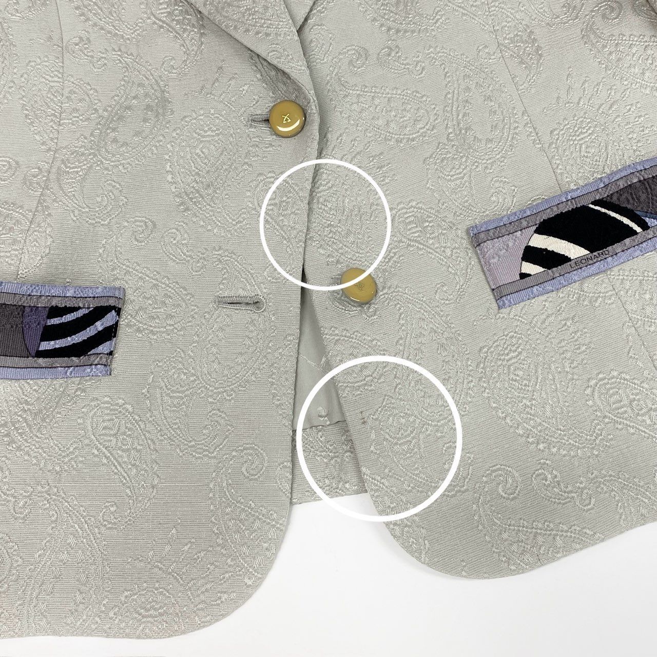 3d15 LEONARD FASHION レオナール セットアップ スカートスーツ 