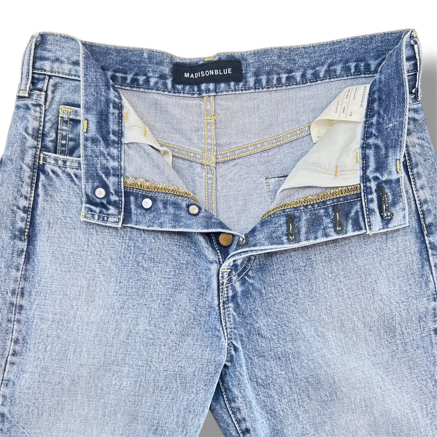 MADISONBLUE マディソンブルー TAPERED DENIM テーパードデニムパンツ MADISONBLUE マディソンブルー TAPERED DENIM テーパードデニムパンツ