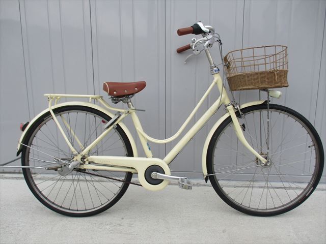 F26★限定特価　整備済み★ブリヂストン　カジュナロイヤル★ 中古自転車 【　26インチ　アイボリー　 】 F26☆整備済み☆完成車発送☆中古シティ自転車【ブリヂストン カジュナ
