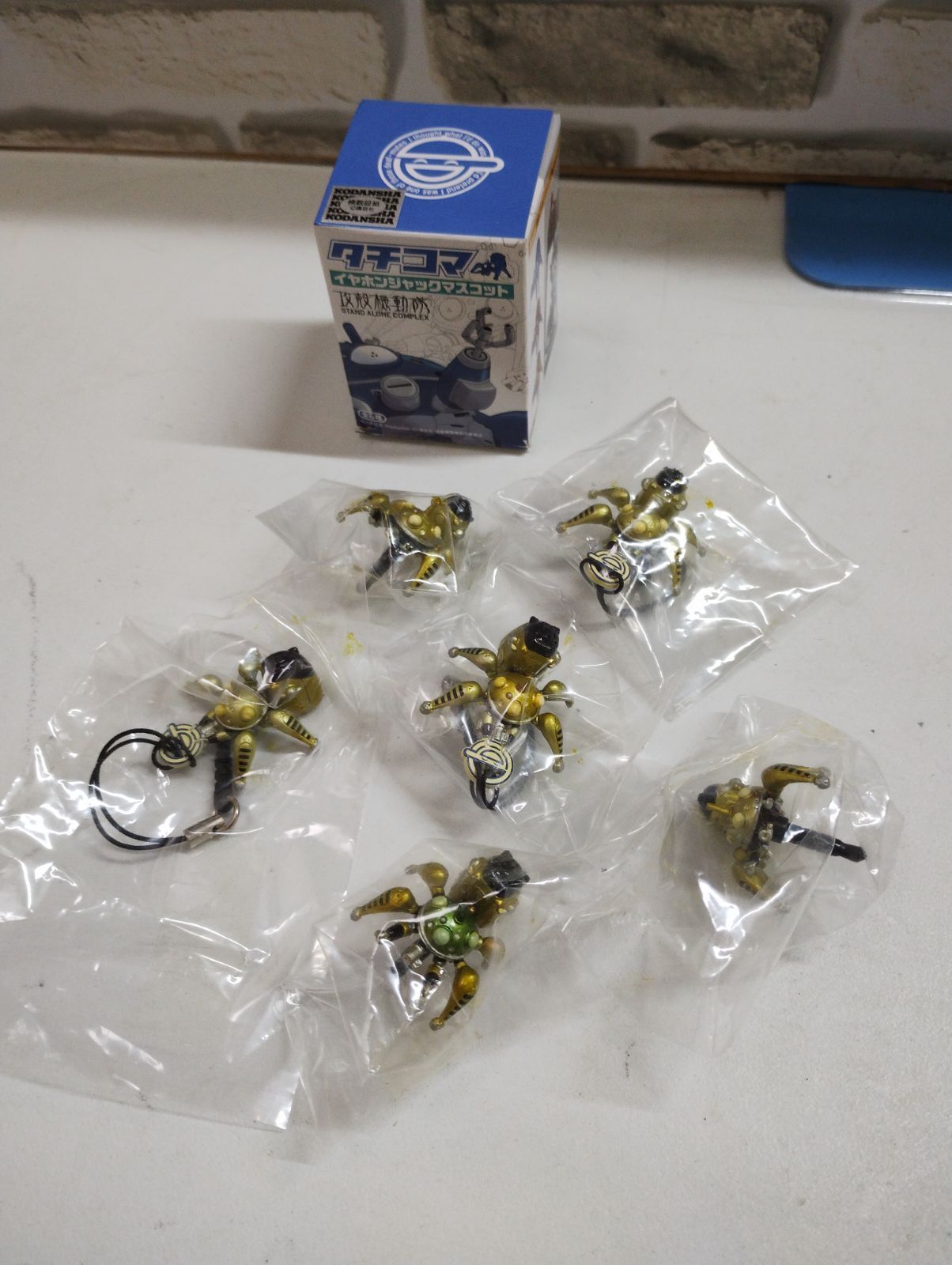 S6-62】◇中古 攻殻機動隊S.A.C. タチコマ イヤホンジャックストラップ 