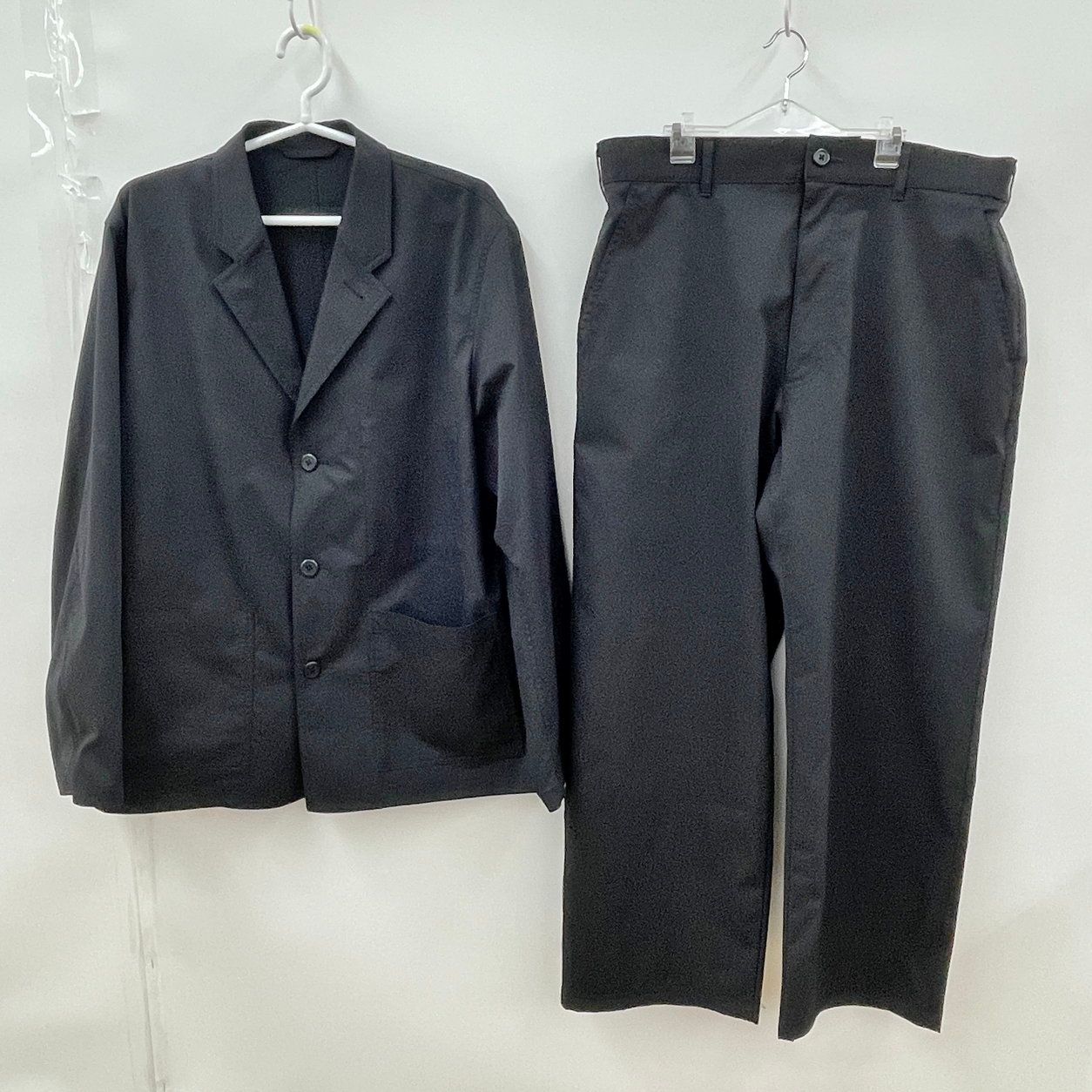 UNIQLO:C ワークジャケット×イージーワークパンツ セットアップ 黒 L