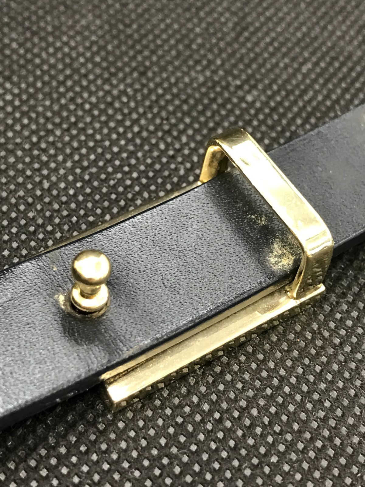 GUCCI グッチ ベルト レザー 表記サイズ 75-30 Gロゴ ゴールド金具