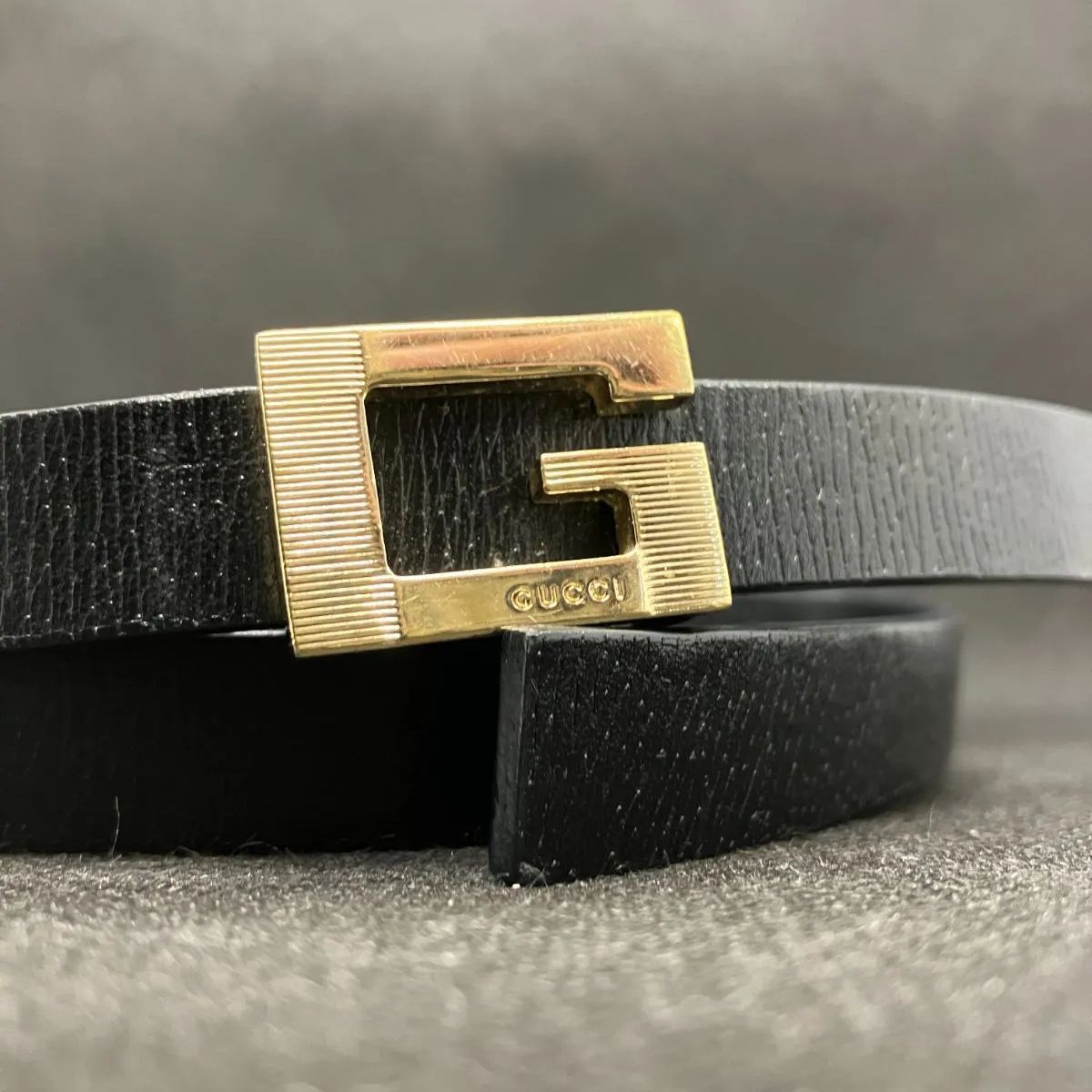 GUCCI グッチ ベルト 表記サイズ95/38 ゴールド金具 ブラック グッチ GUCCI ベルト ダブルG ブラック ブラウン メンズ GUCCI 643847