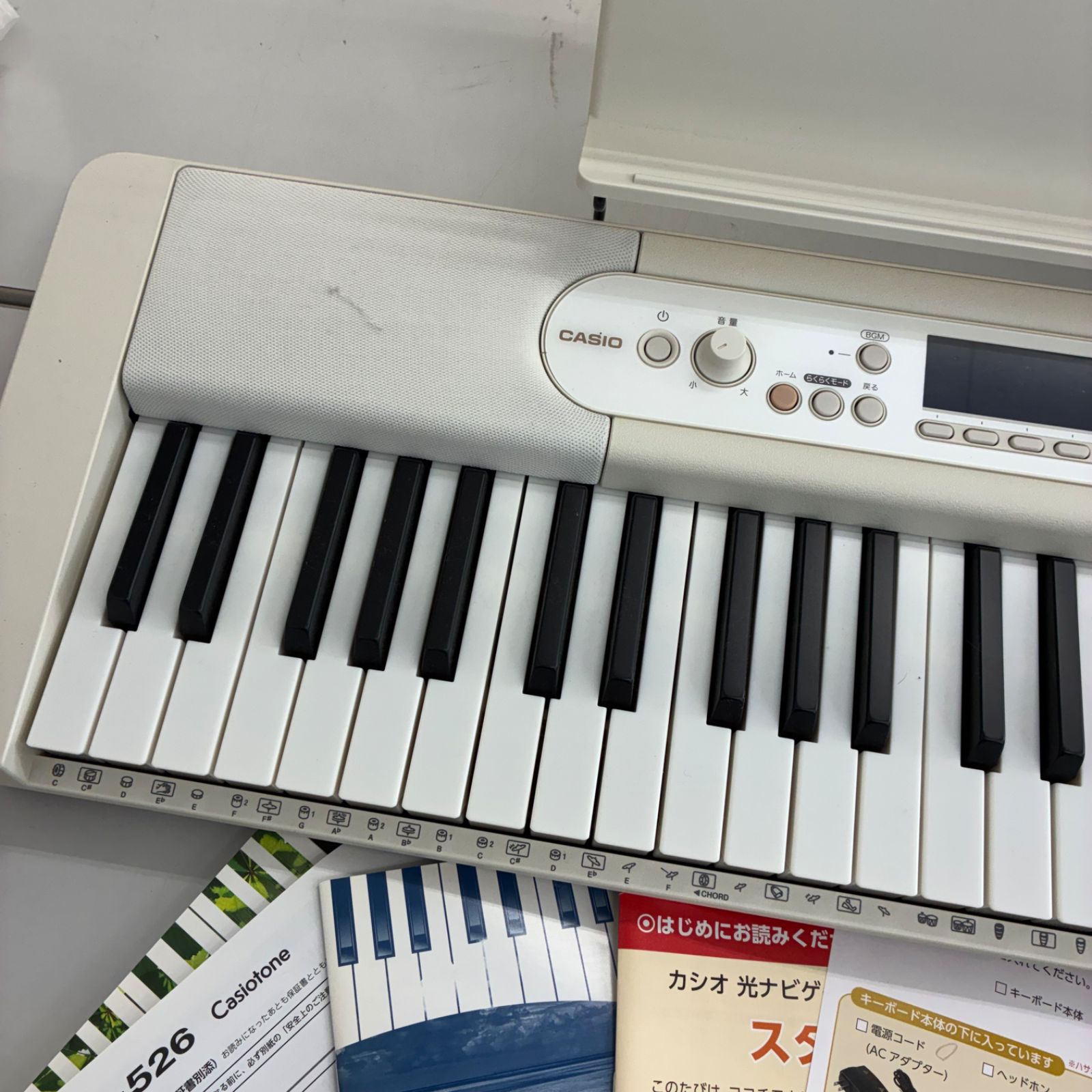 ☆CASIO カシオ LK-526 電子ピアノ マイク アダプター付き - メルカリ