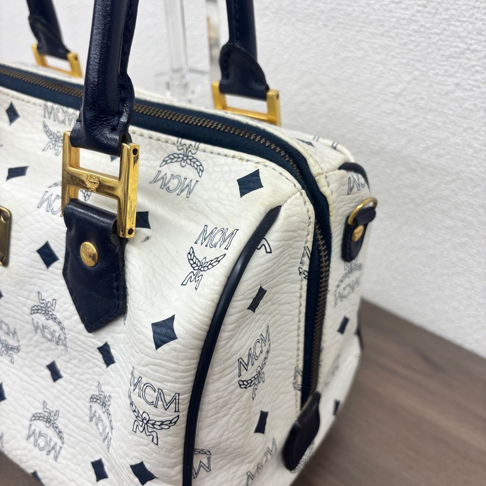 s） エム シー エム ヴィセトス ハンドバッグ ミニボストンバッグ 