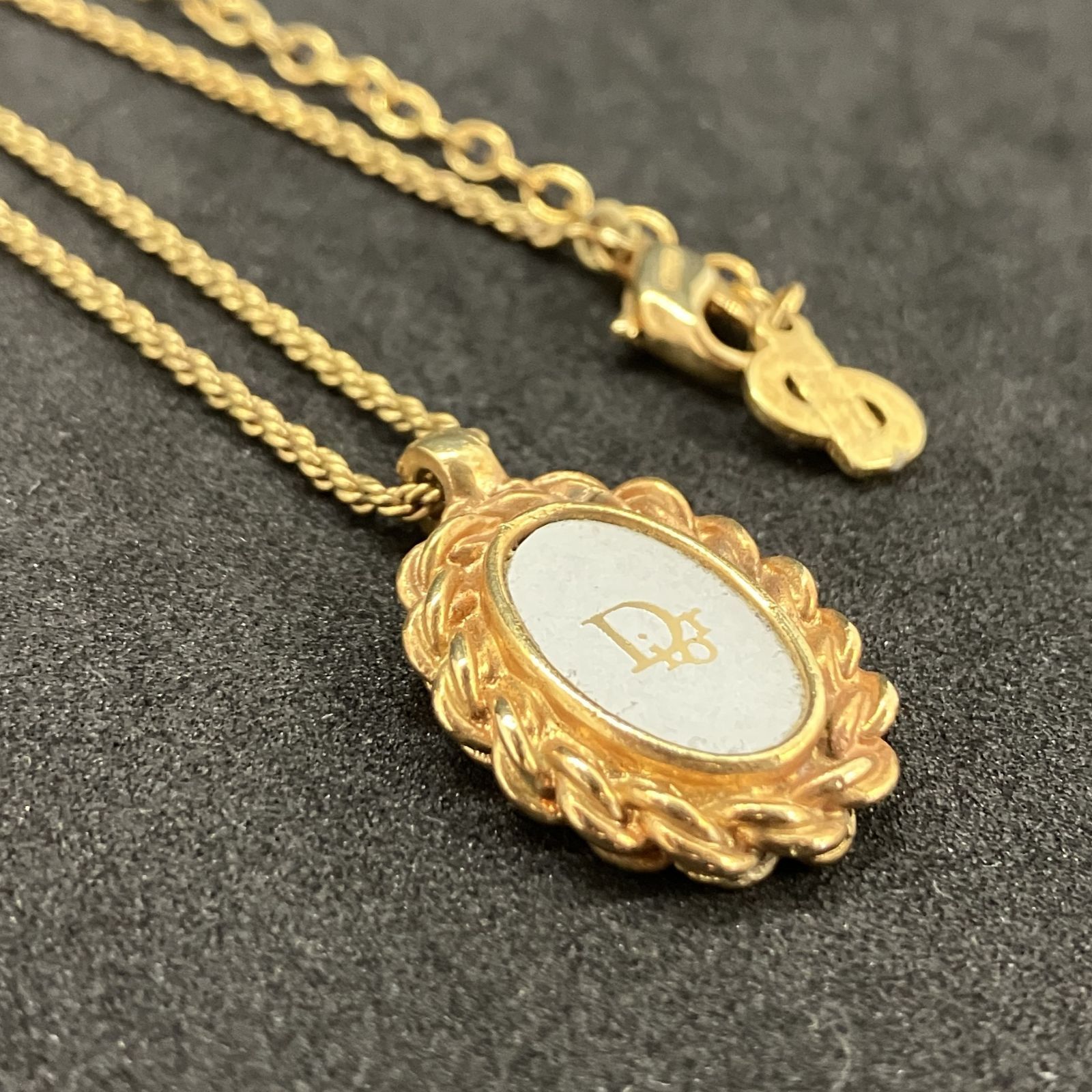 Christian Dior ディオール ネックレス ヴィンテージ ゴールド 