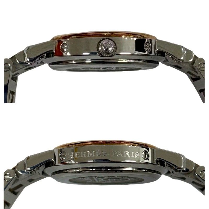 HERMÈS エルメス クリッパー CL4.220 腕時計レディース クオーツ ホワイト文字盤 稼働品 【中古品】 52604K56U HERMÈS エルメス クリッパー CL4.220 腕時計レディース クオーツ