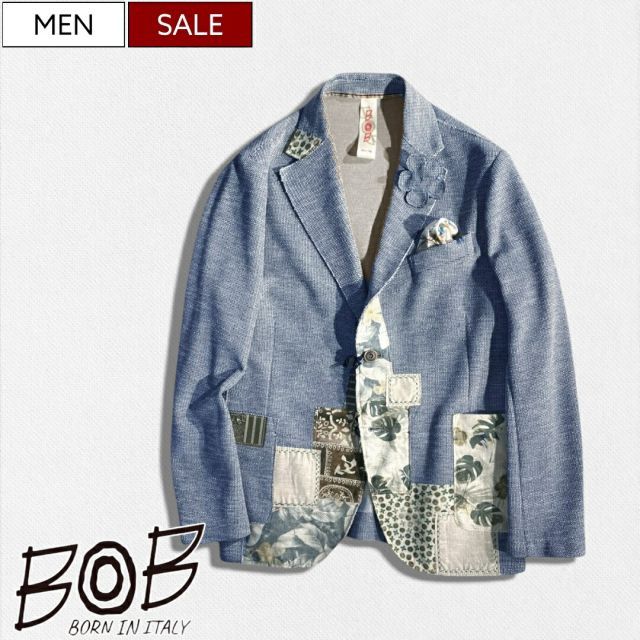 定価74,800円(税込)】BOB ITALY ボブ サラッと羽織ってリッチ度高めな 