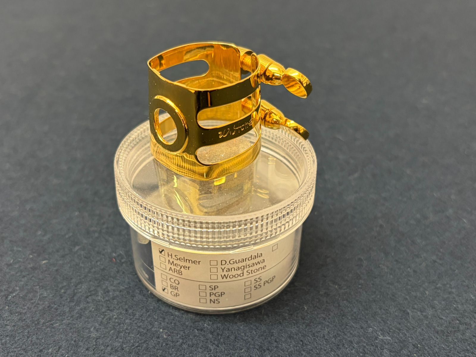 ウッドストーン アルトサックス用リガチャ― GP セルマーラバー用