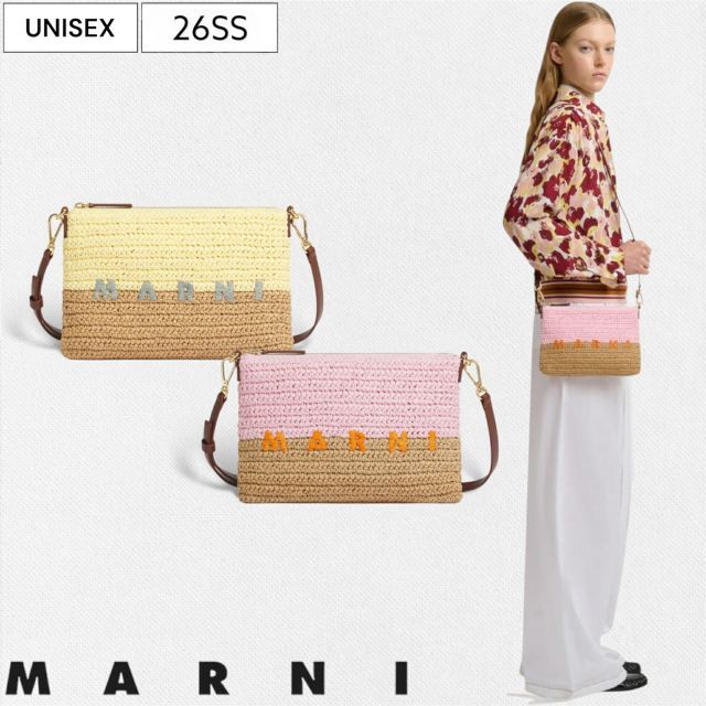 定価80,300円(税込)】MARNI -マルニ- 華やかな色彩を纏う フラット 