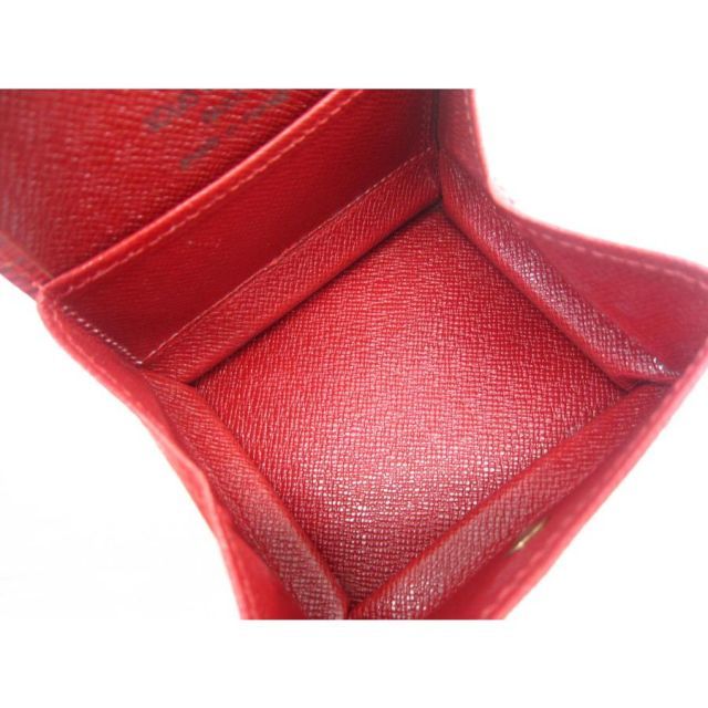 LOUIS VUITTON ルイヴィトン ポルトモネボワット エピ レッド M63697 