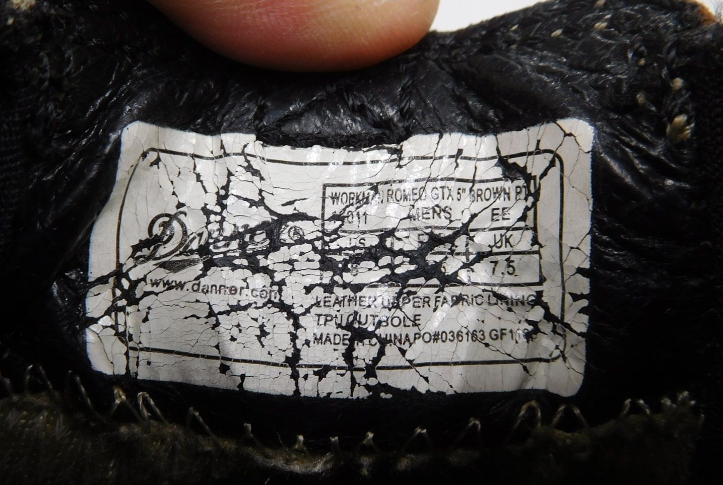 Danner ダナー WORKMAN ROMEO GTX5 16011 ブラウン size:US8 中古囗T巛 
