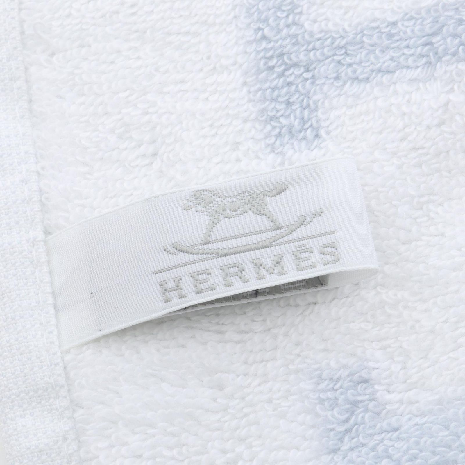 エルメス HERMES タオル カレタオル アヴァロン ブルーグラシエ
