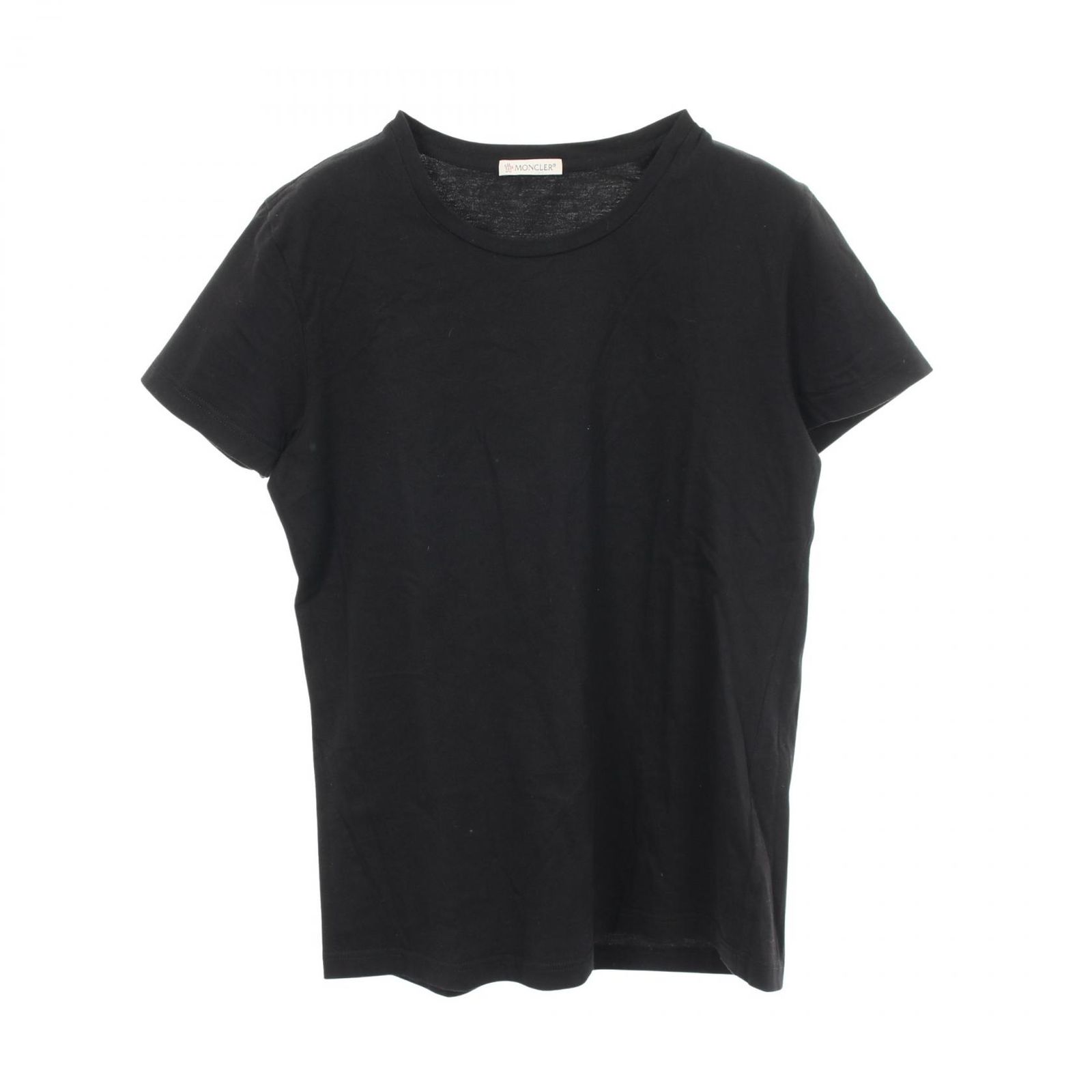 モンクレール MONCLER 半袖Tシャツ クルーネック ブラック コットン T 