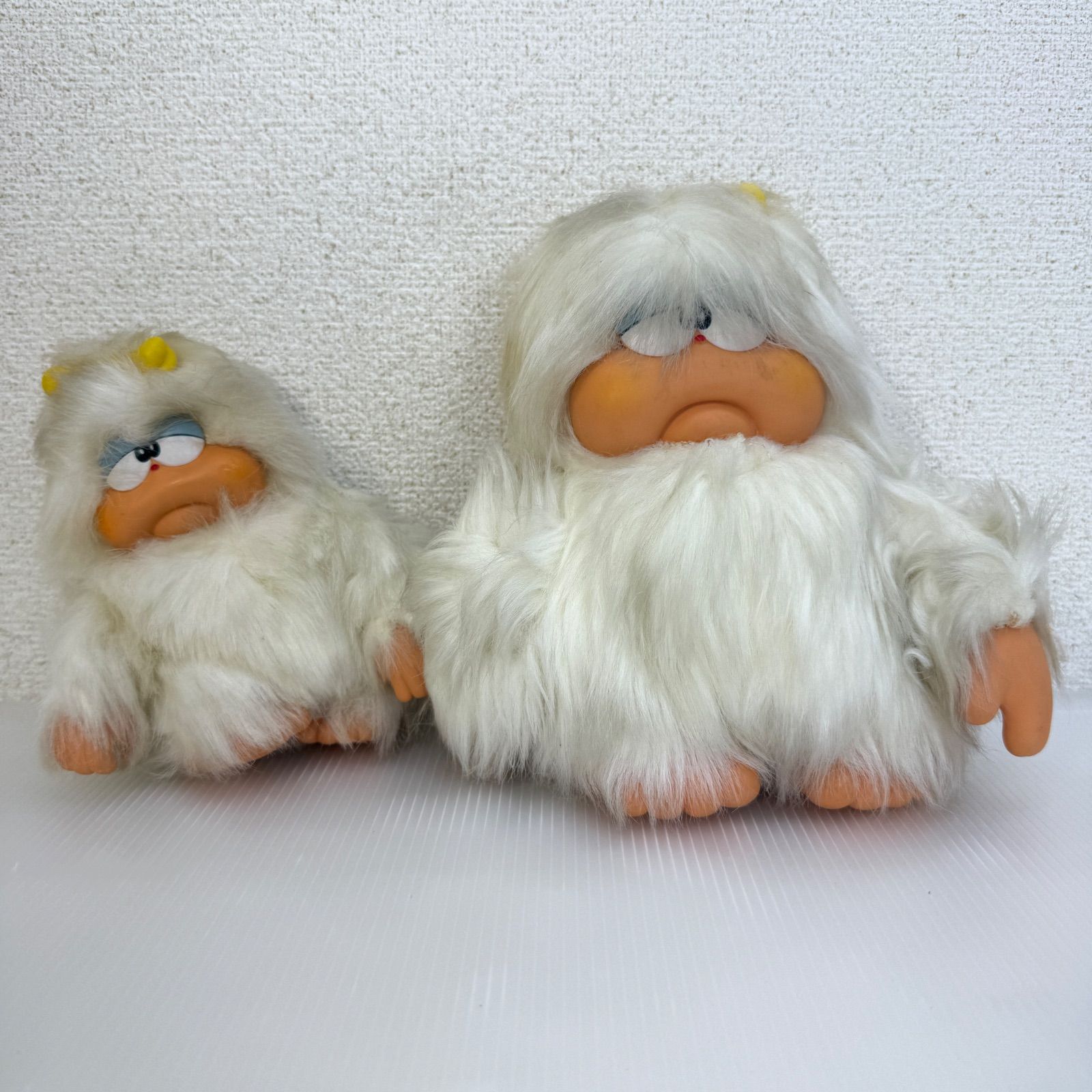☆セキグチ☆さむがりやの雪男 ベムベム 親子 ソフビ 昭和レトロ 