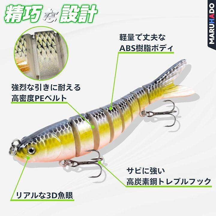 シーバス ビッグベイト ジョイント 4個セット Amazon.co.jp シーバス