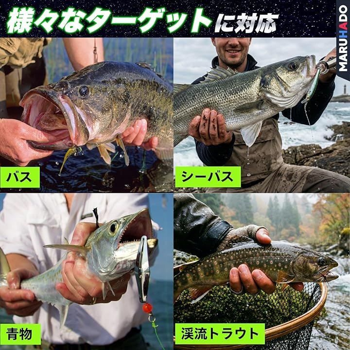 MARUHADO ビッグベイト シーバス ルアー 5本セット シンキングミノー
