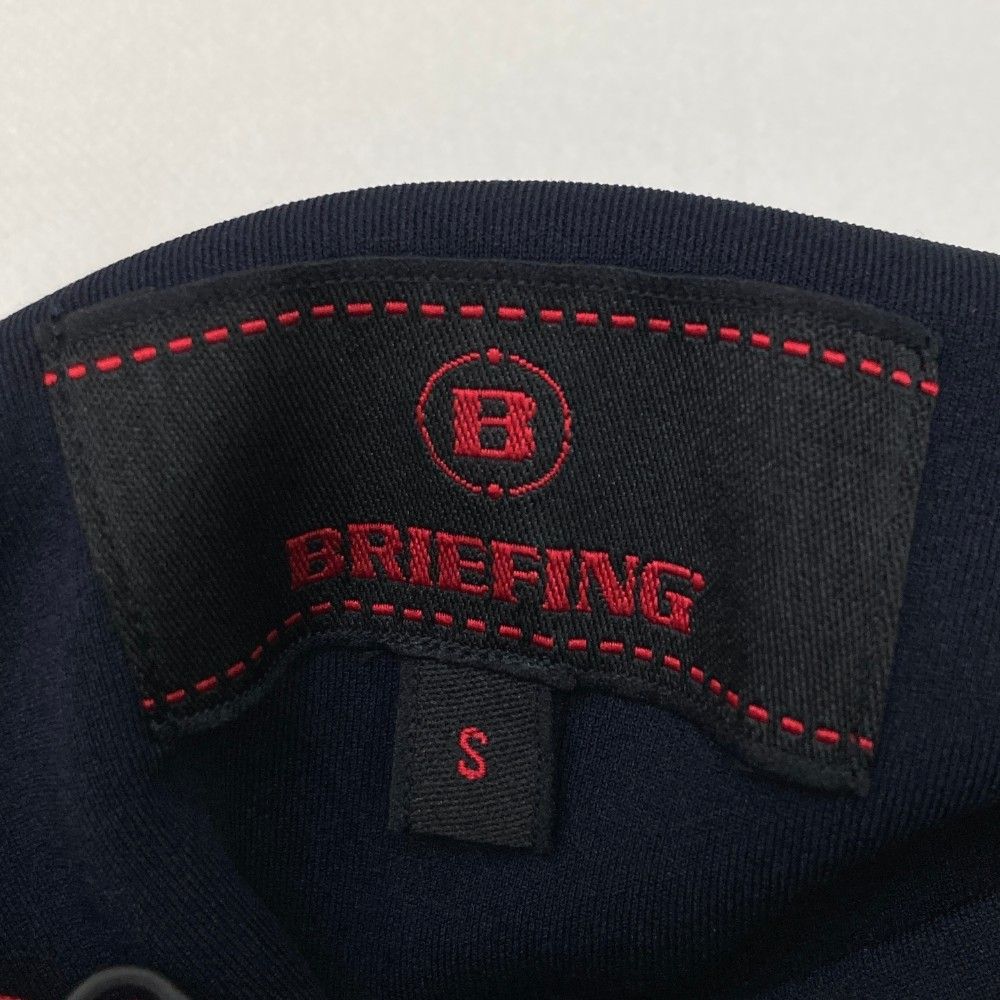 サイズ：S BRIEFING GOLF ブリーフィング ; ロゴ ジップジャケット