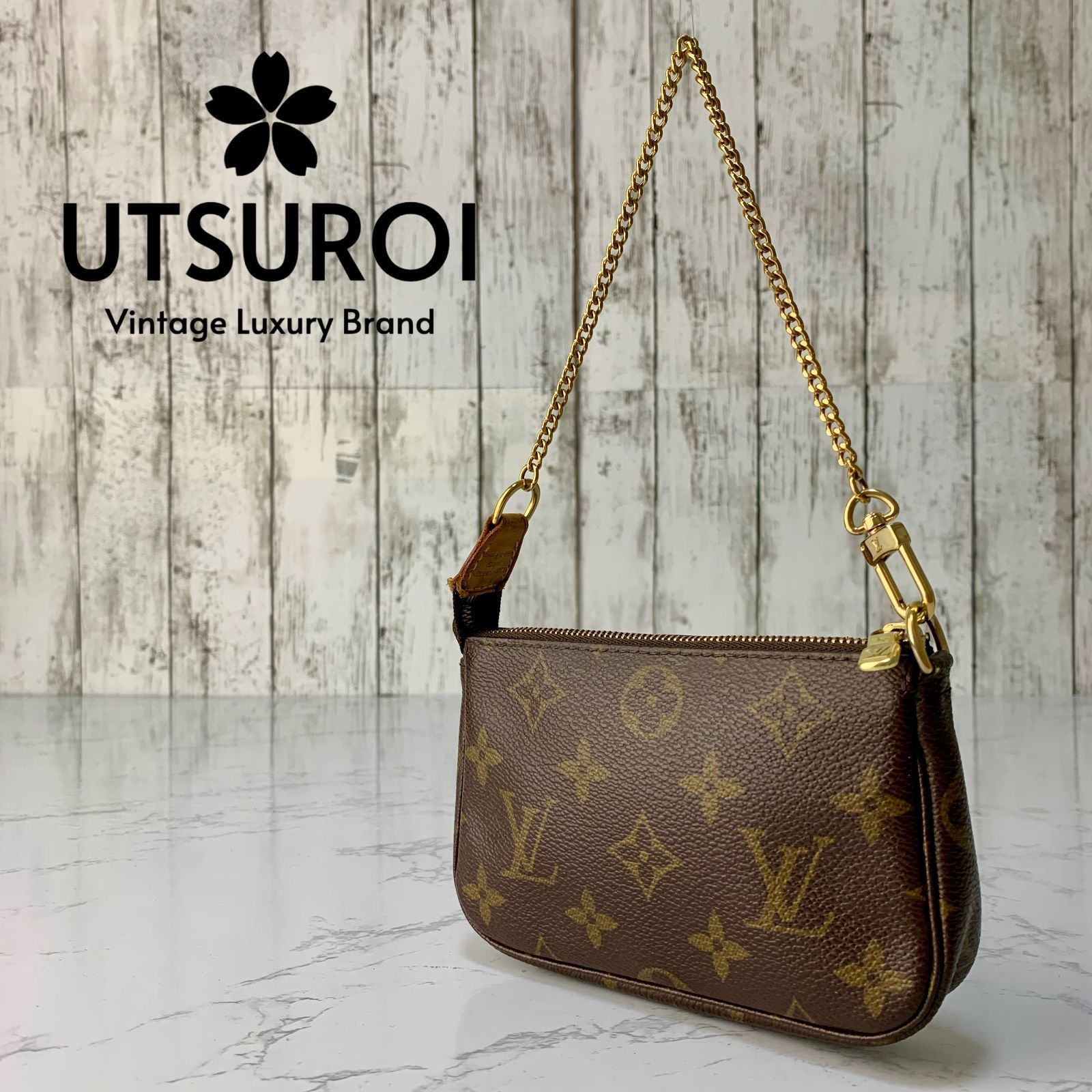 LOUIS VUITTON ミニ・ポシェット・アクセソワール モノグラム ポーチ