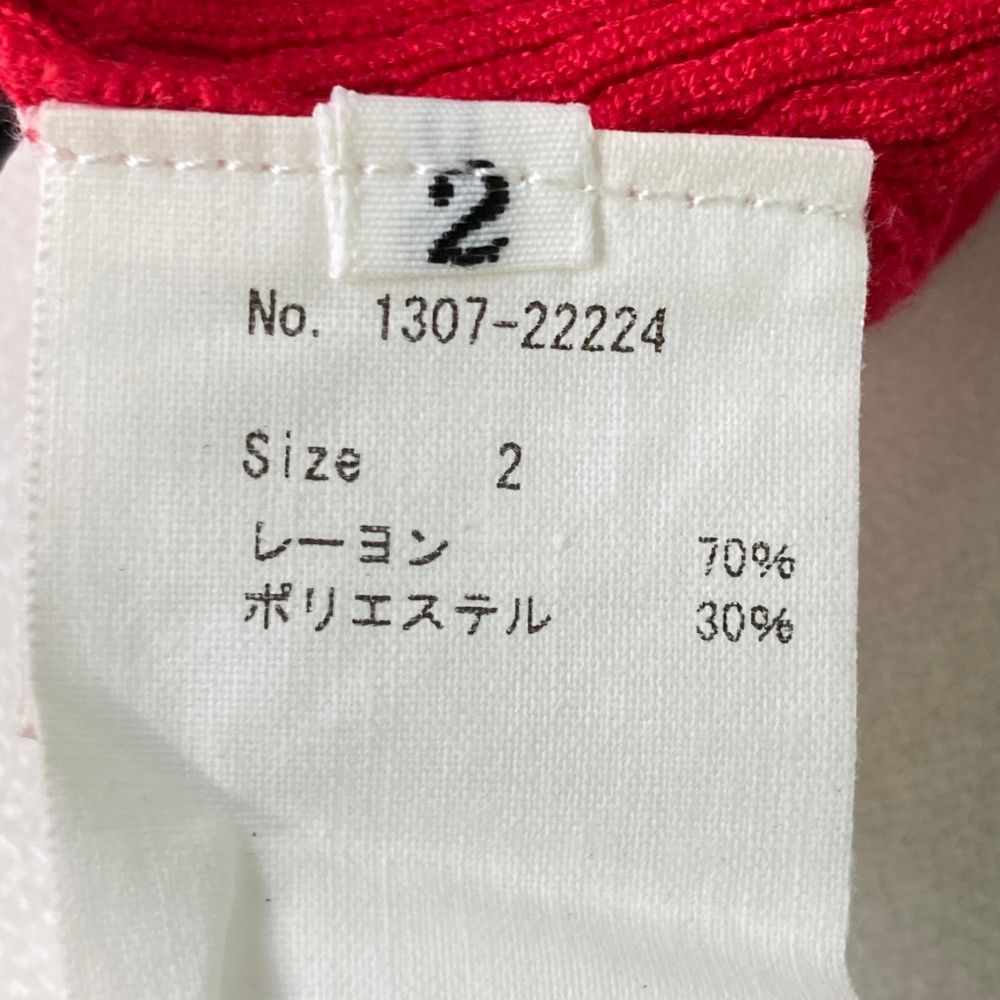 サイズ：2 CPG GOLF シーピージーゴルフ リブニット タートルネック
