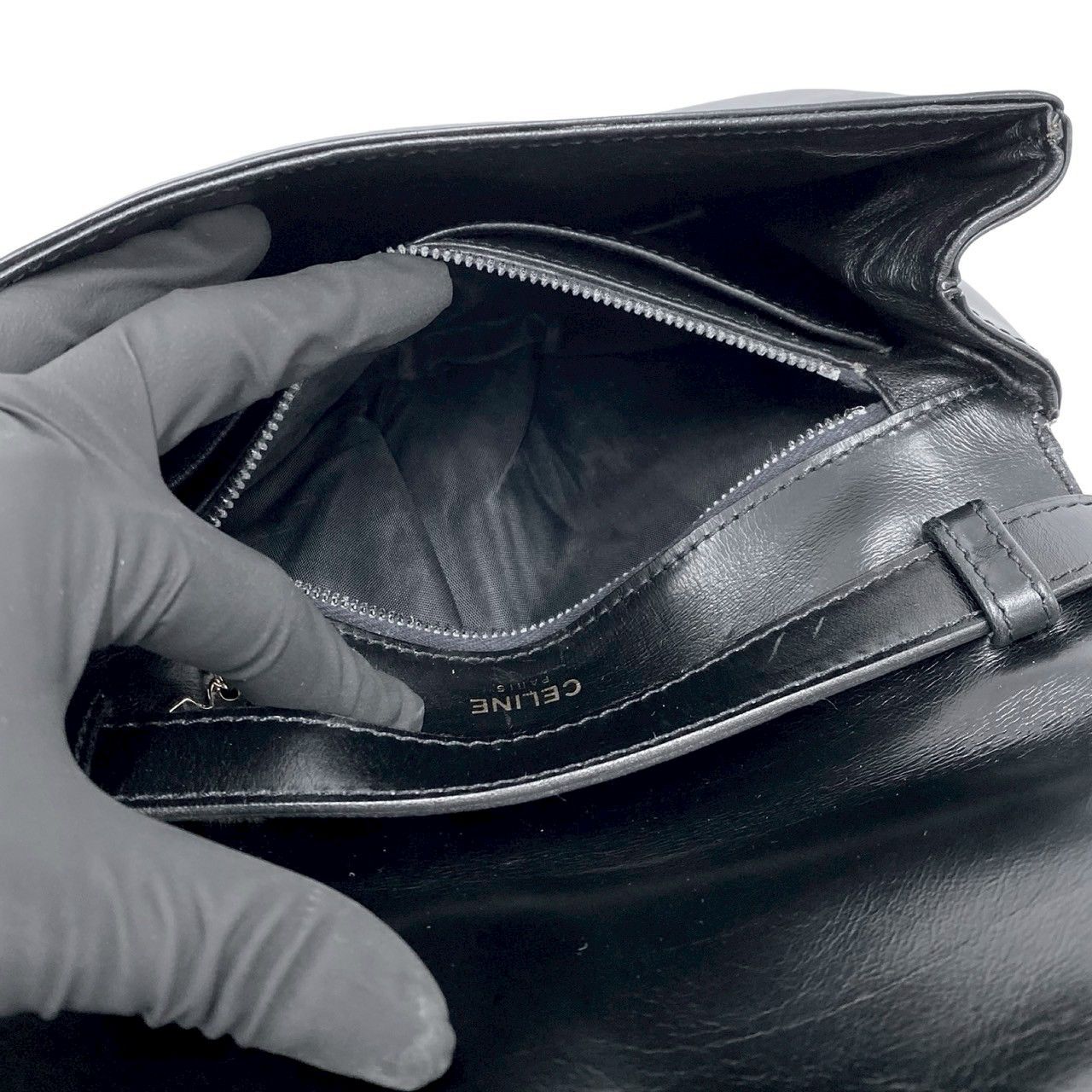 極 美品 希少品 保存袋付 GUCCI グッチ GG ロゴ 柄 金具 GGキャンバス