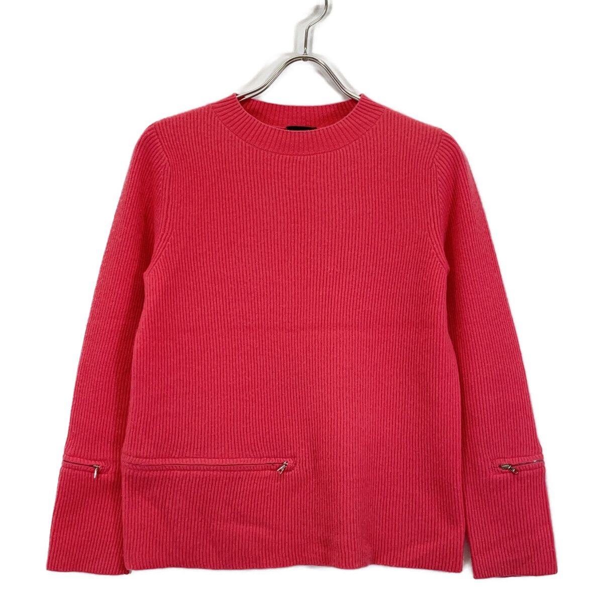 アクリス ﾋﾟﾝｸ ｶｼﾐﾔ100 ｼﾞｯﾌﾟﾃﾞｻﾞｲﾝ ﾌﾟﾙｵｰﾊﾞｰﾆｯﾄ AKRIS アクリス ﾋﾟﾝｸ ｶｼﾐﾔ100 ｼﾞｯﾌﾟﾃﾞｻﾞｲﾝ ﾌﾟﾙｵｰﾊﾞｰﾆｯﾄ - メルカリ