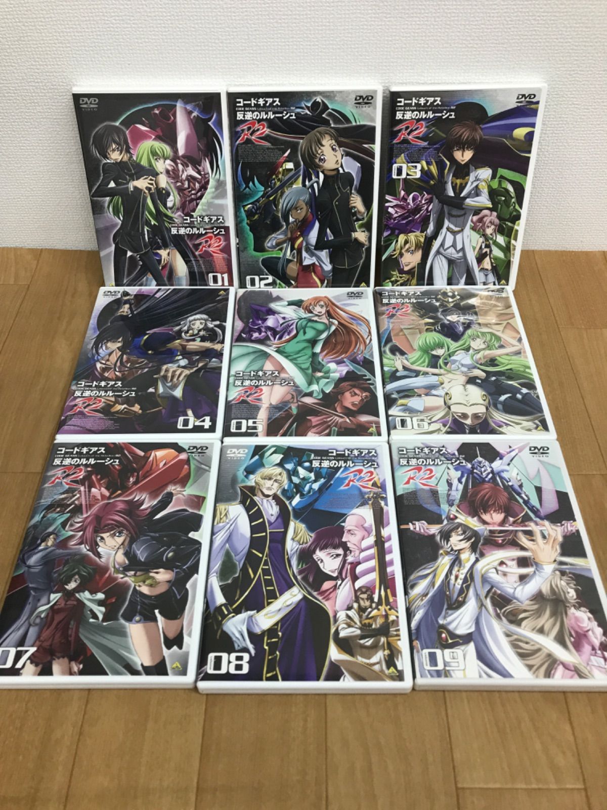 DVD アニメ コードギアス 反逆のルルーシュ 全18巻 セット レンタル 