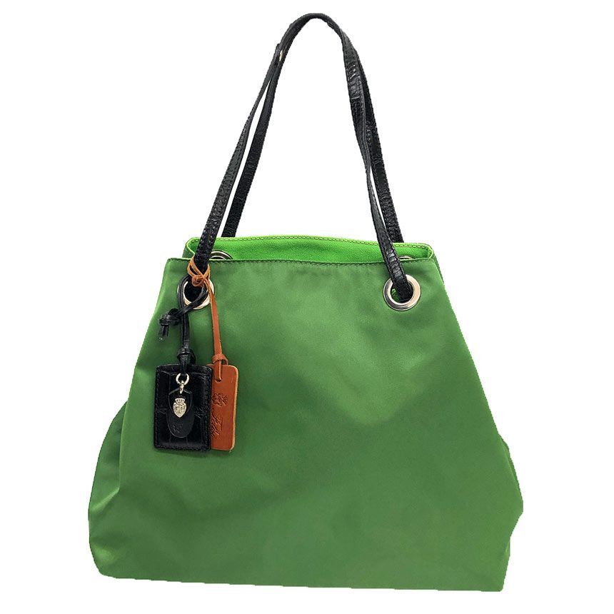 Felisi フェリージ ナイロン トートバッグ ハンドバッグ GRASS GREEN 