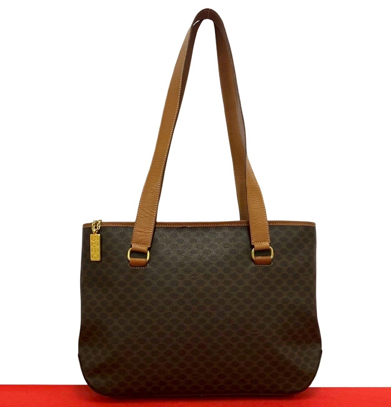 極 美品 希少品 CELINE セリーヌ ヴィンテージ マカダム ブラゾン 美品 