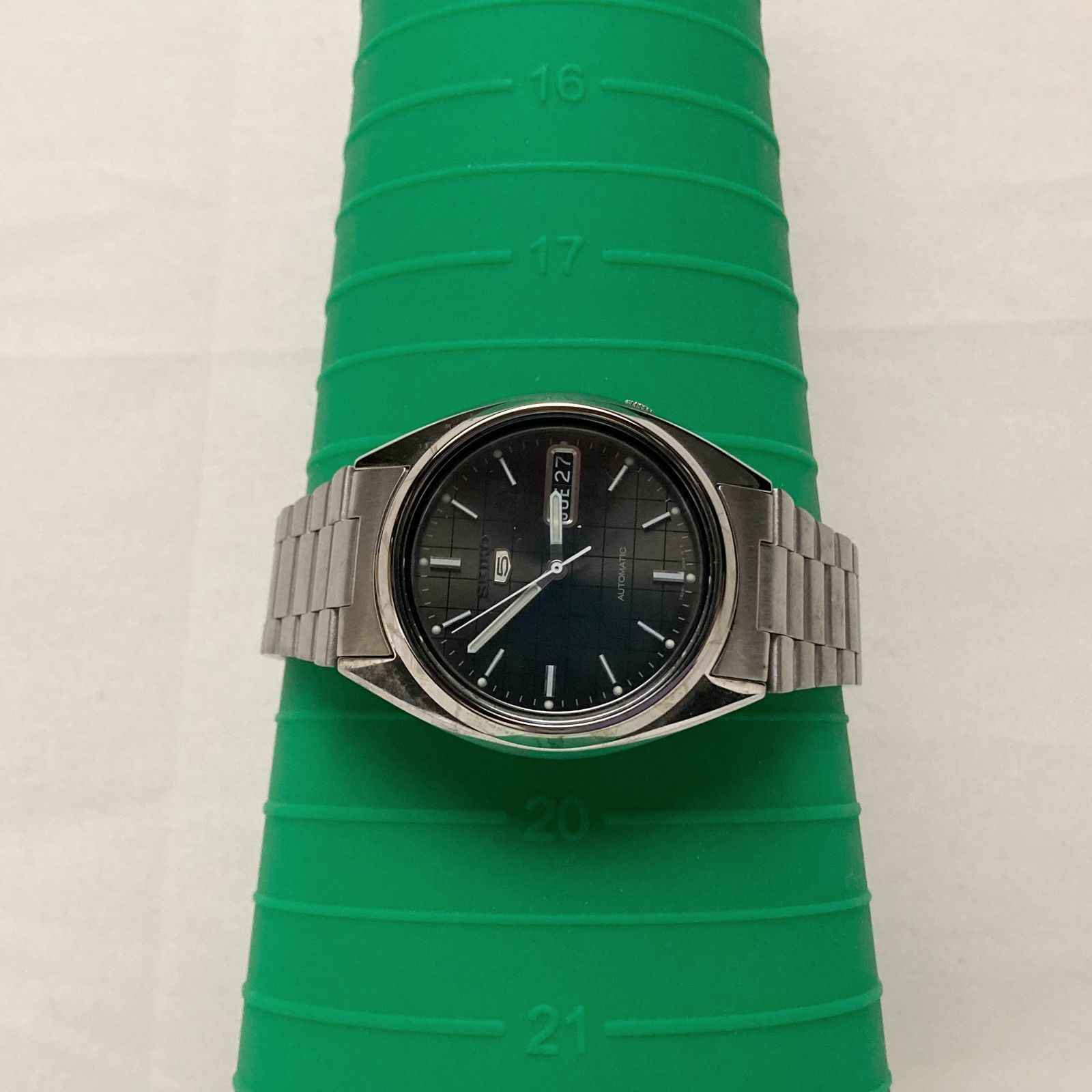 稼働品 SEIKO セイコー 7S26-0480 セイコー5 ブラック文字盤 自動巻き 