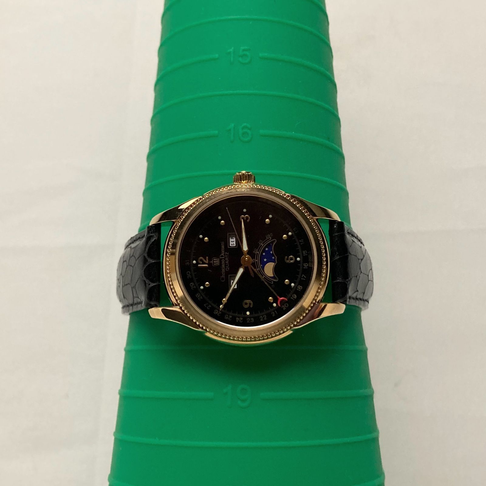 稼働品 Christiano Domani クリスチャーノ ドマーニ メンズ 腕時計 
