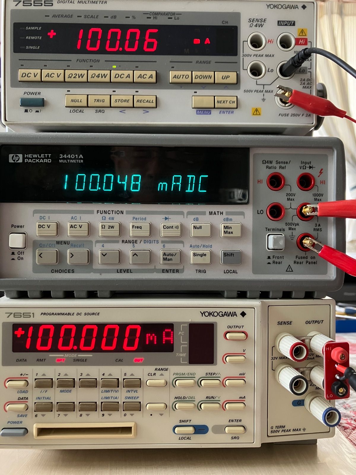 YOKOGAWA 7555 5桁1/2 DMM YOKOGAWA 7555 5桁1/2 DMM Digital