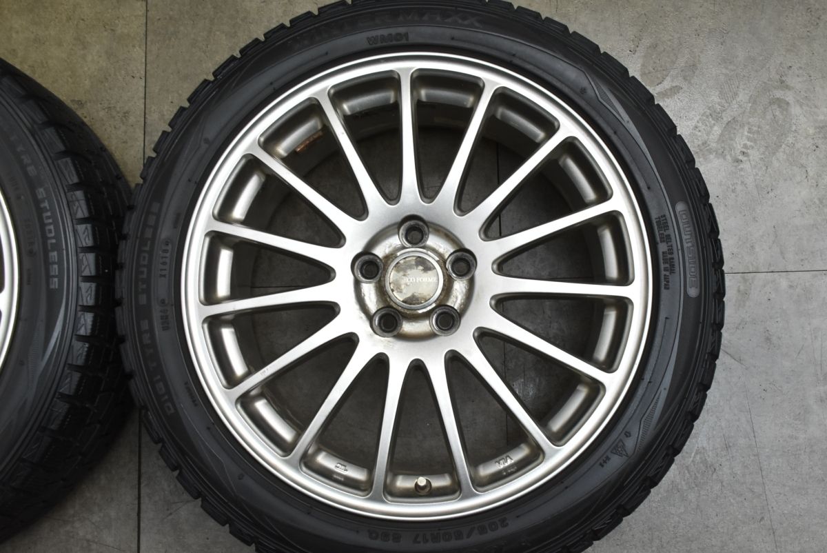 インプイレッサ プリウス等に】エコフォルム 17in 7J+53 PCD100 