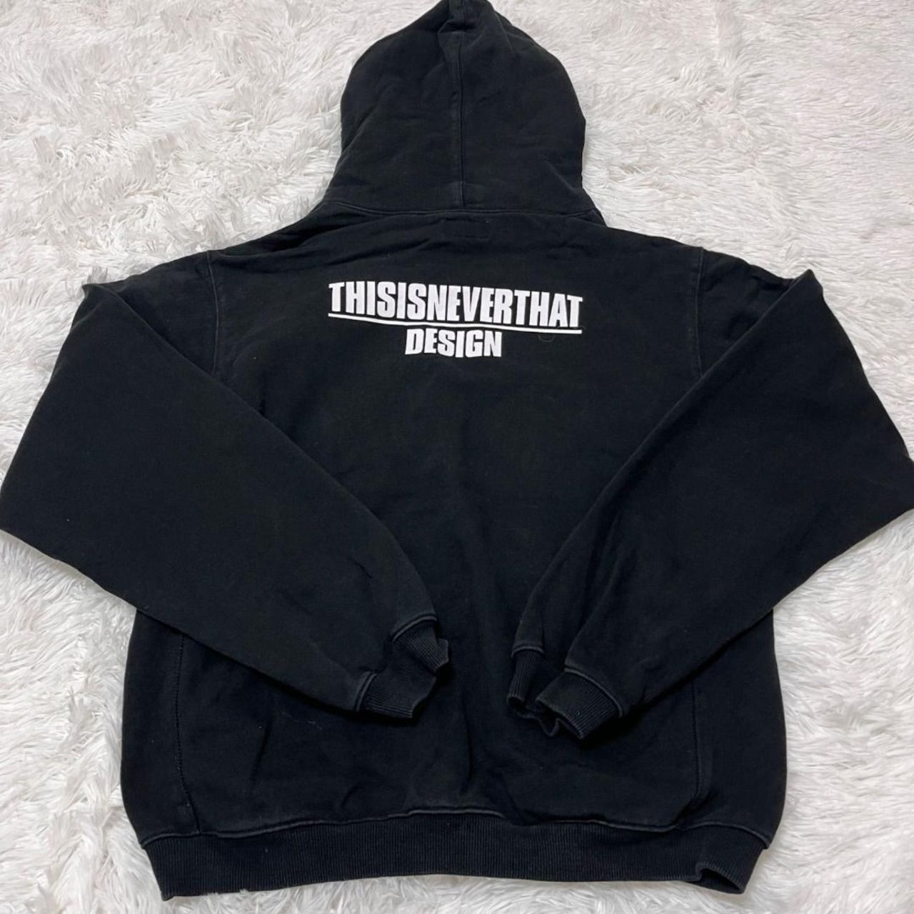 thisisneverthat ブラック パーカー 売上最安値 thisisneverthat 