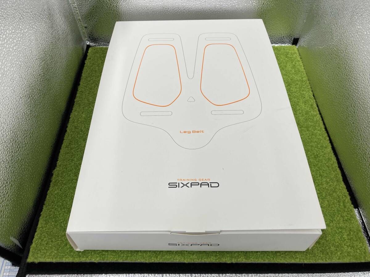【未使用品】シックスパッド レッグベルト SP-LG2210F 2点セット ジャンク MTG SIXPAD レッグベルト SP-LG2210F ブラック エクササイズ