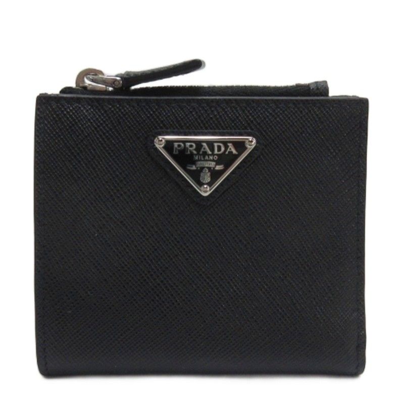 プラダ PRADA サフィアーノトライアングル 三角ロゴ ロゴプレート 二 