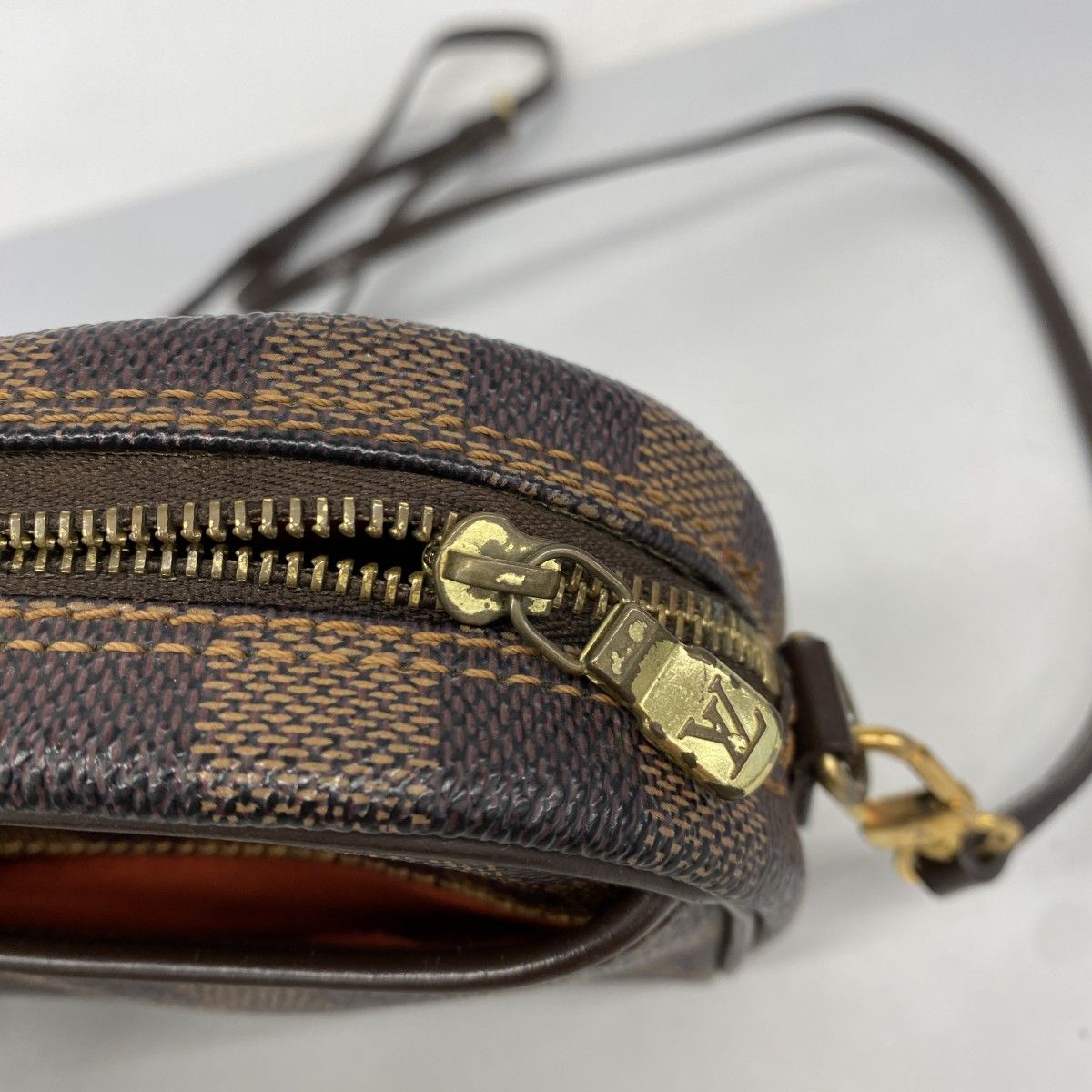【6dc2464-k】ルイヴィトン ショルダーバッグ ダミエ ポシェットイパネマ N51296 エベヌ【中古】レディース 6dc2464-k】ルイヴィトン ショルダーバッグ ダミエ ポシェットイパネマ
