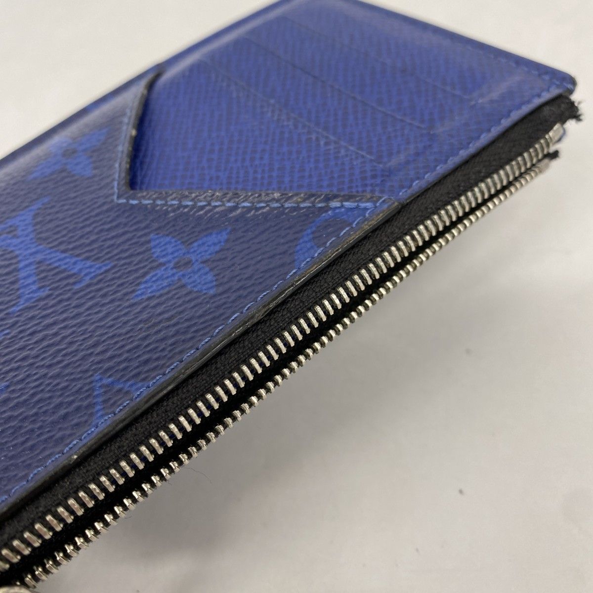 ★最終価格【6dc2467-k】ルイヴィトン ケース タイガラマ カードホルダー M30270 コバルト【中古】メンズ 6dc2467-k】ルイヴィトン コインケース タイガラマ コインカード