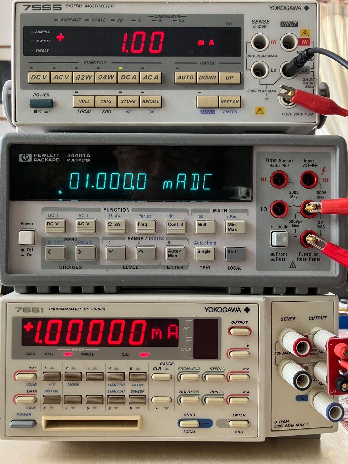 YOKOGAWA 7555 5桁1/2 DMM Yokogawa 7555 5-1/2桁 Digital Multimeter - メルカリ