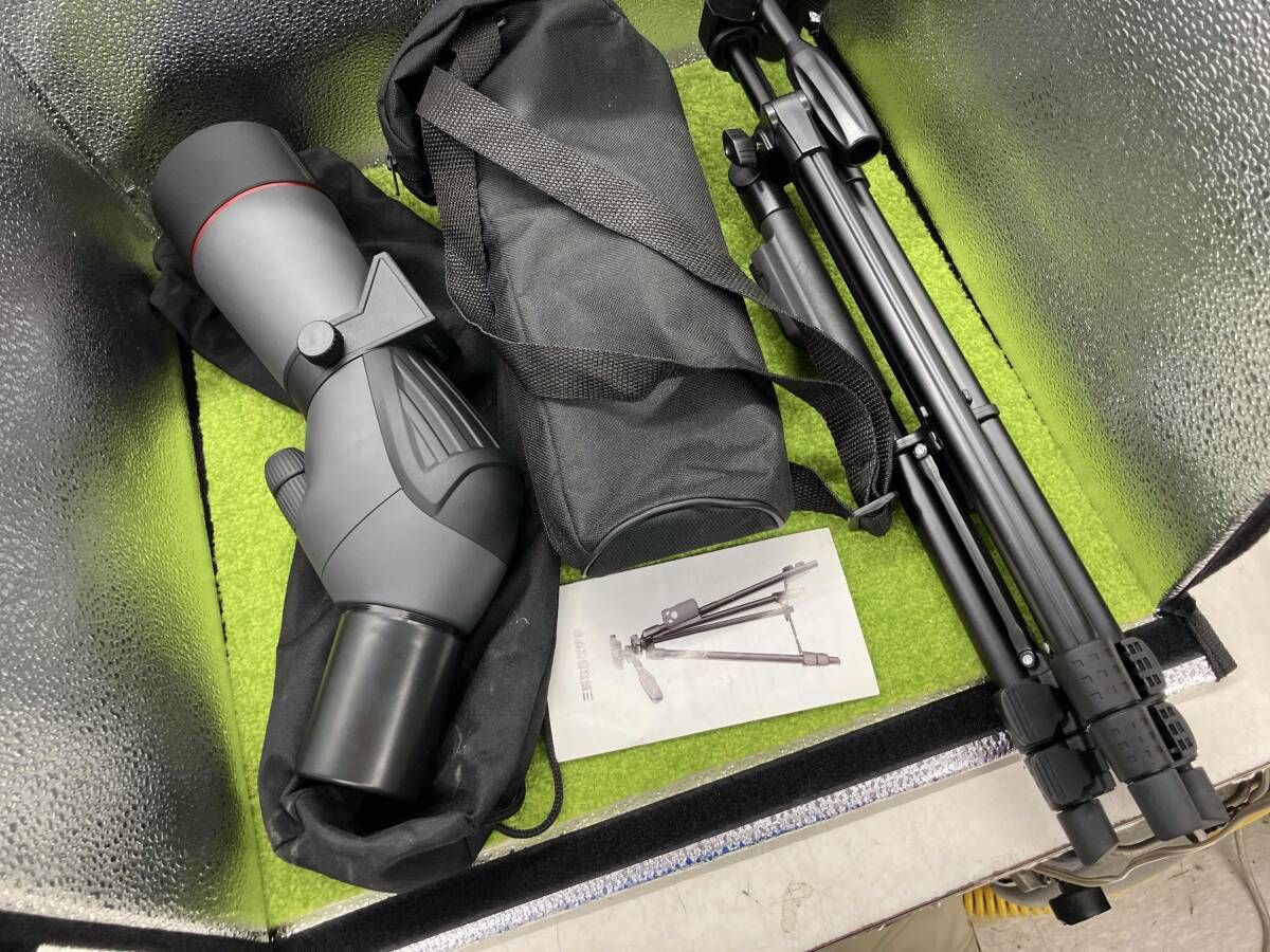 ジャンク PRO FIELD GAIA（プロフィールドガイア）16-48×65 直視型 PFG-48A 三脚付き