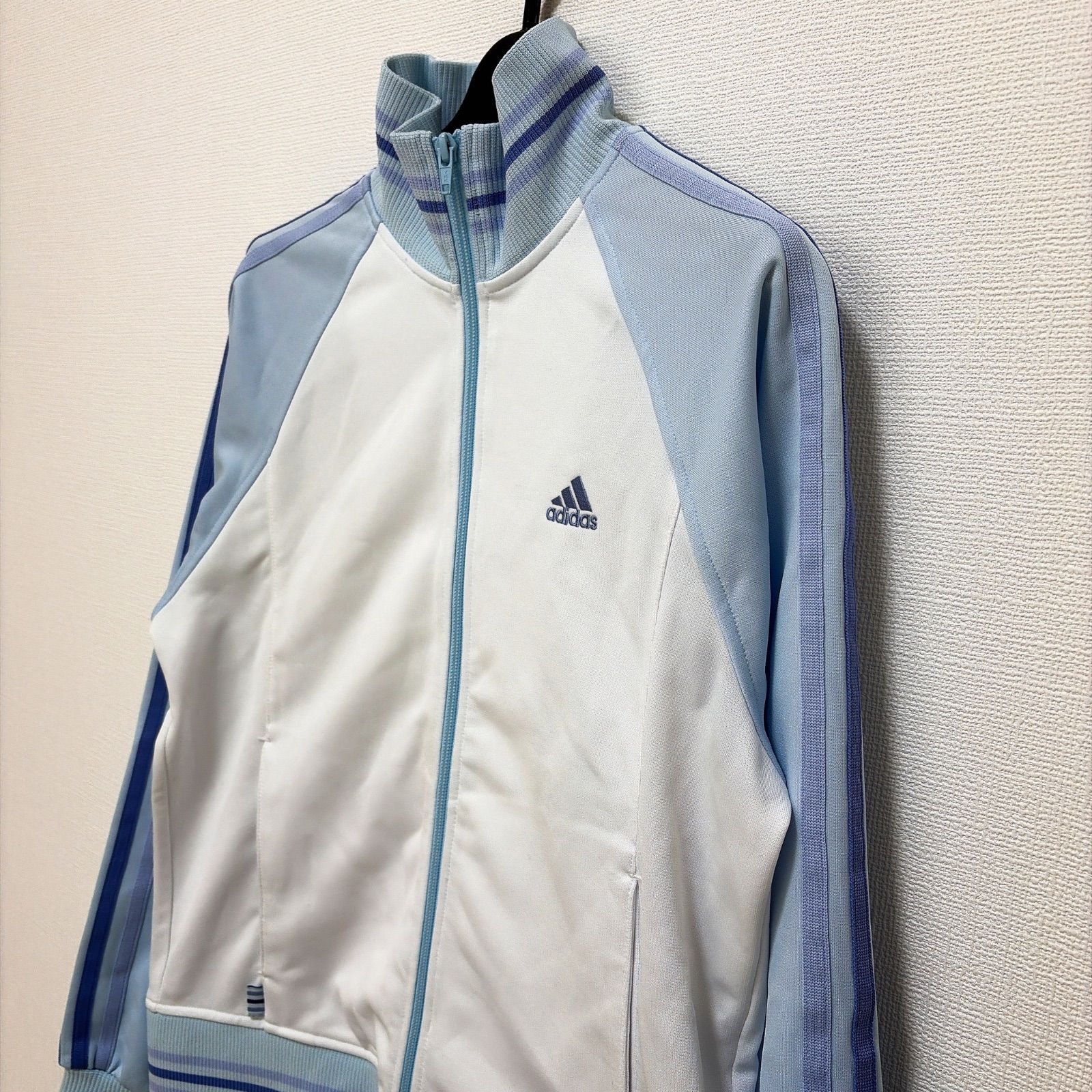 adidas アディダス トラックジャケット ジャージ ロゴ刺繍 スリー