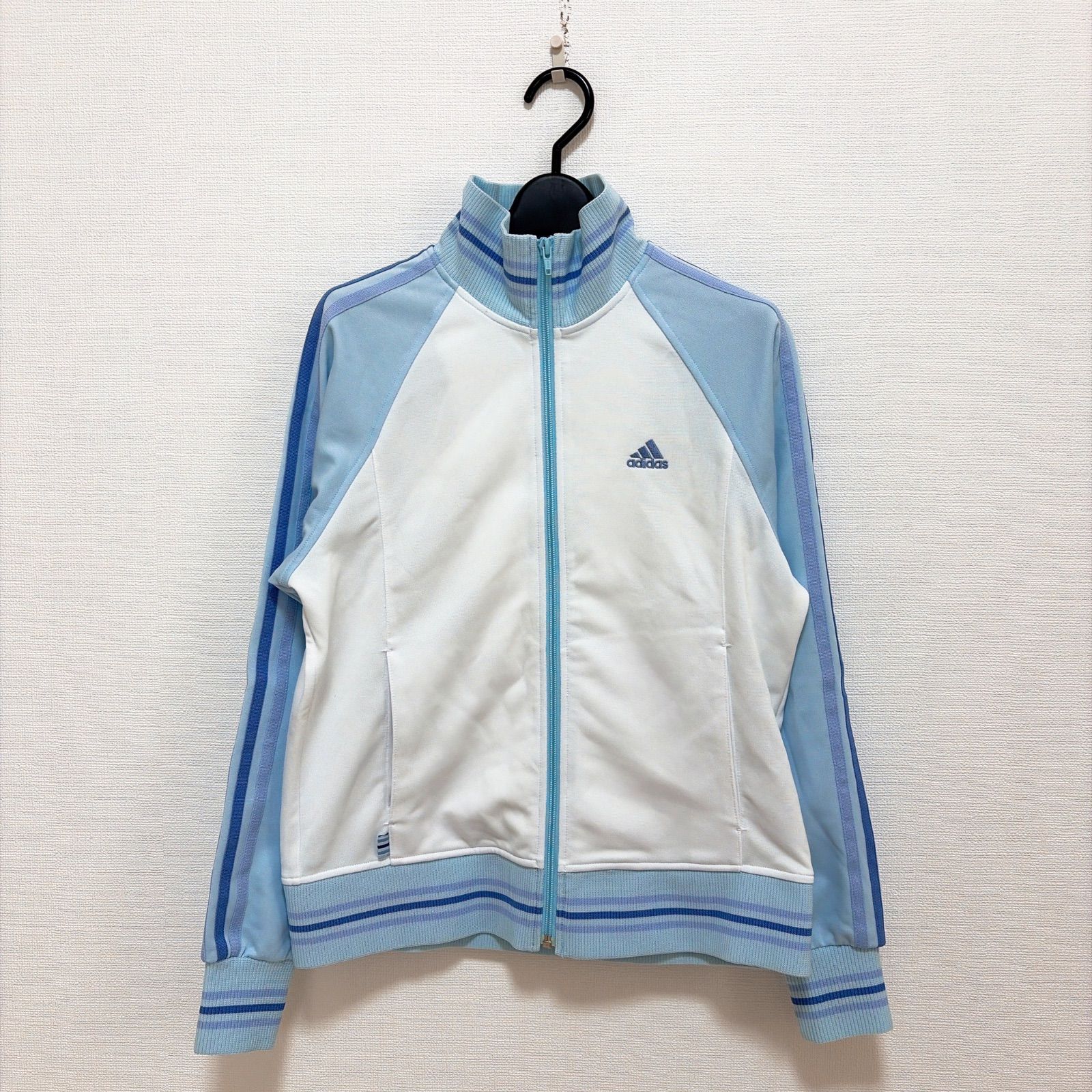adidas アディダス トラックジャケット ジャージ ロゴ刺繍 スリー